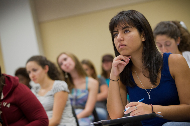 Students in classroom